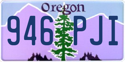 OR license plate 946PJI