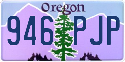 OR license plate 946PJP