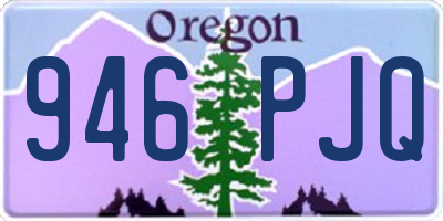OR license plate 946PJQ