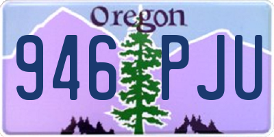 OR license plate 946PJU