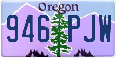 OR license plate 946PJW