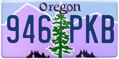 OR license plate 946PKB