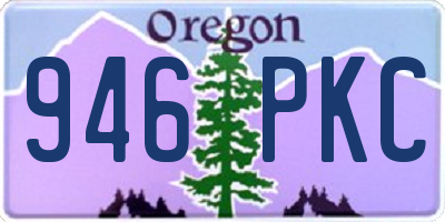 OR license plate 946PKC