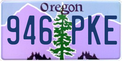 OR license plate 946PKE