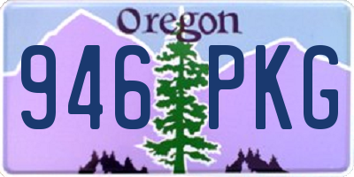 OR license plate 946PKG