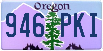 OR license plate 946PKI