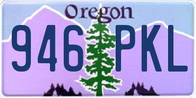 OR license plate 946PKL