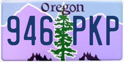 OR license plate 946PKP