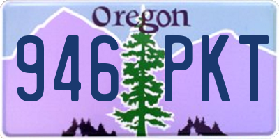 OR license plate 946PKT