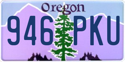 OR license plate 946PKU