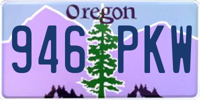 OR license plate 946PKW
