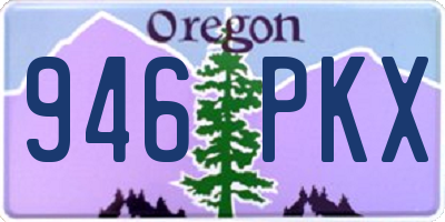 OR license plate 946PKX