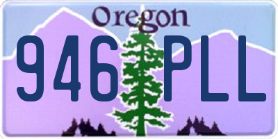OR license plate 946PLL