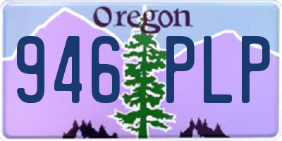 OR license plate 946PLP