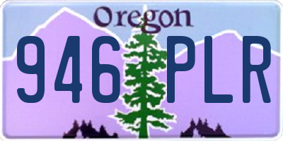 OR license plate 946PLR