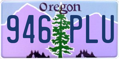 OR license plate 946PLU