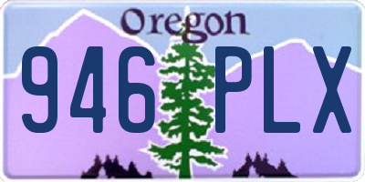 OR license plate 946PLX