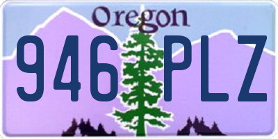 OR license plate 946PLZ