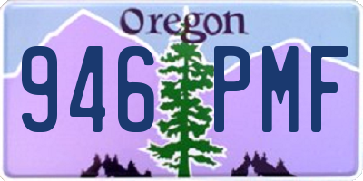 OR license plate 946PMF