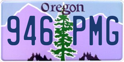 OR license plate 946PMG