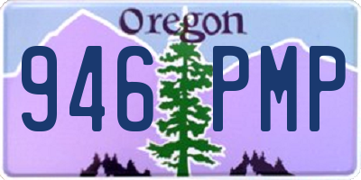 OR license plate 946PMP