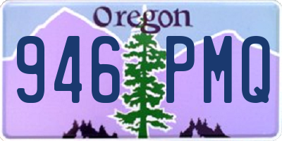 OR license plate 946PMQ