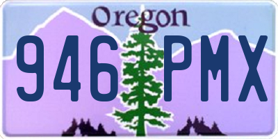 OR license plate 946PMX
