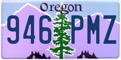 OR license plate 946PMZ