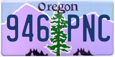 OR license plate 946PNC