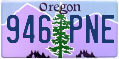 OR license plate 946PNE