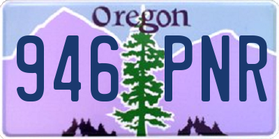 OR license plate 946PNR