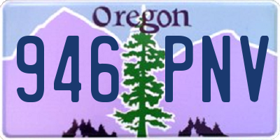 OR license plate 946PNV