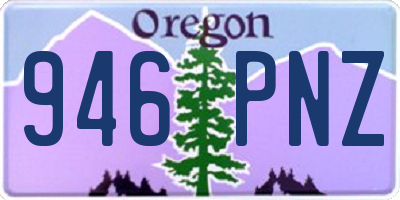 OR license plate 946PNZ