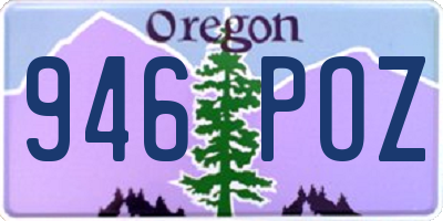 OR license plate 946POZ