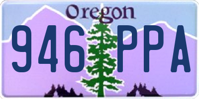 OR license plate 946PPA