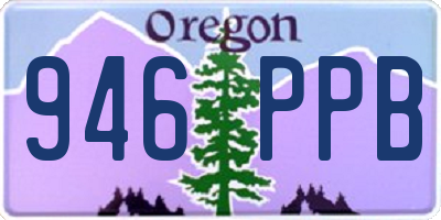 OR license plate 946PPB
