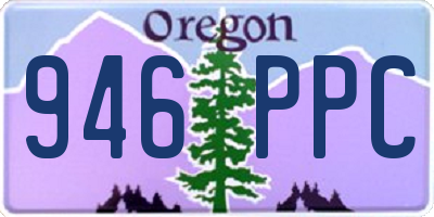 OR license plate 946PPC