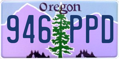 OR license plate 946PPD