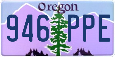 OR license plate 946PPE