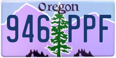OR license plate 946PPF
