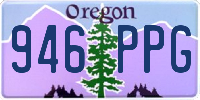 OR license plate 946PPG