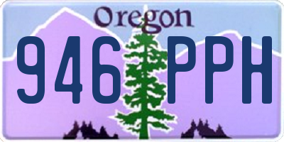 OR license plate 946PPH