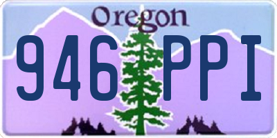 OR license plate 946PPI