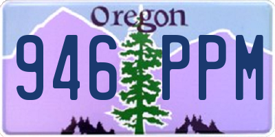 OR license plate 946PPM