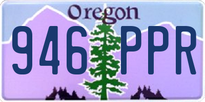 OR license plate 946PPR