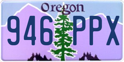 OR license plate 946PPX