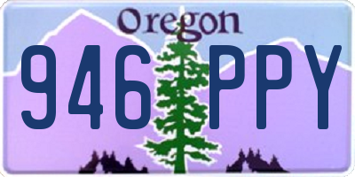 OR license plate 946PPY
