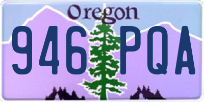 OR license plate 946PQA