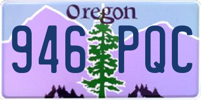 OR license plate 946PQC