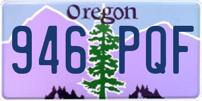 OR license plate 946PQF